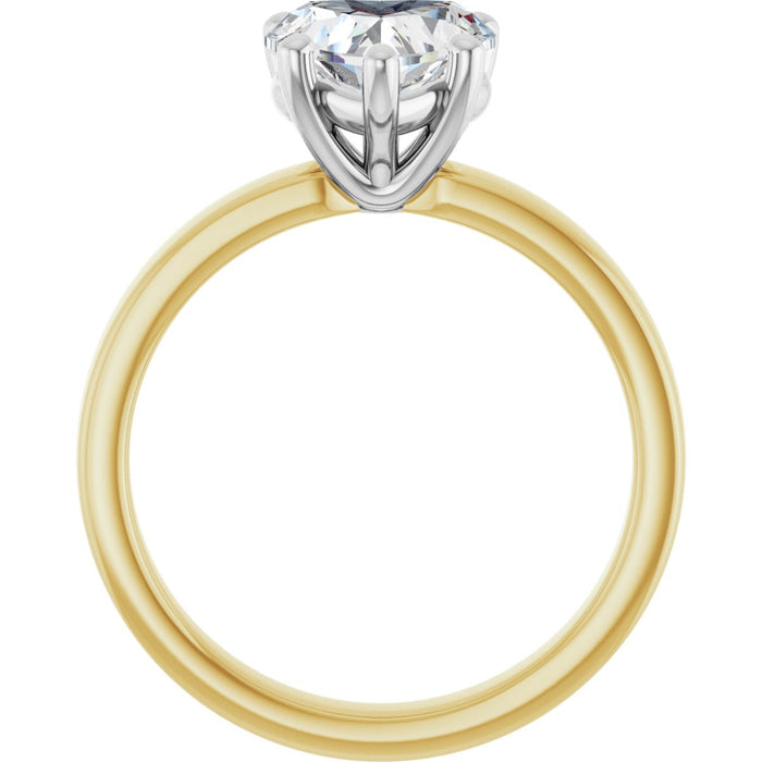 14K Yellow/White | Heart