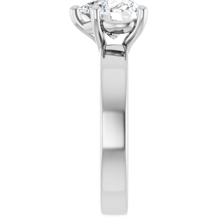 14K White | Heart