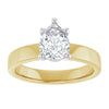 14K Yellow/White | Pear