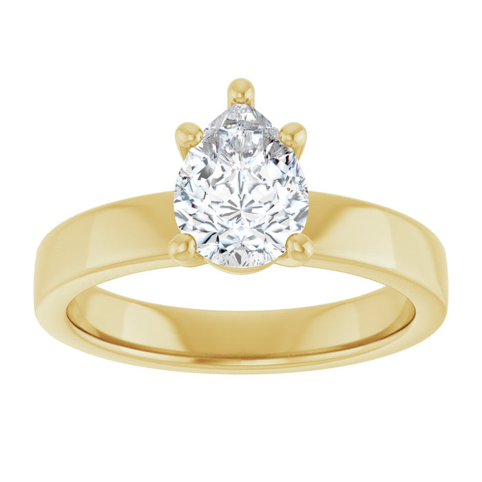 14K Yellow | Pear