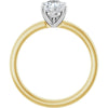 14K Yellow/White | Pear