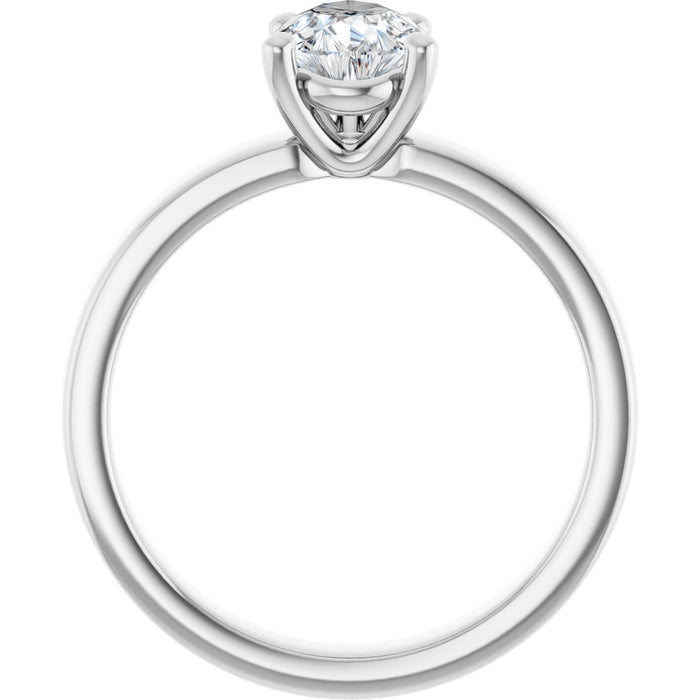 14K White | Pear