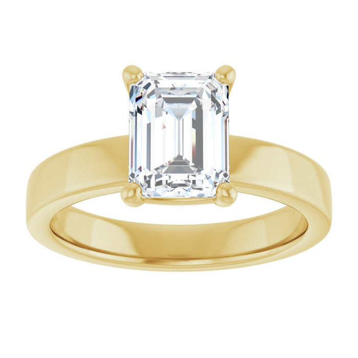 14K Yellow | Emerald