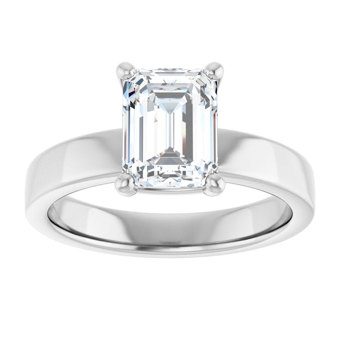 14K White | Emerald