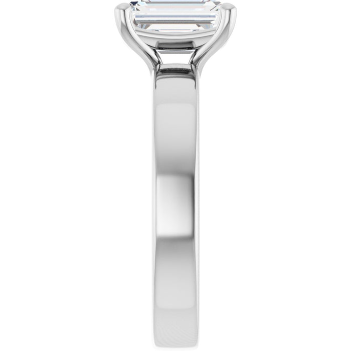14K White | Emerald