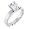 14K White | Emerald