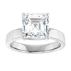 14K White | Asscher