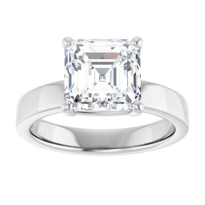 14K White | Asscher