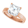 14K Rose | Asscher