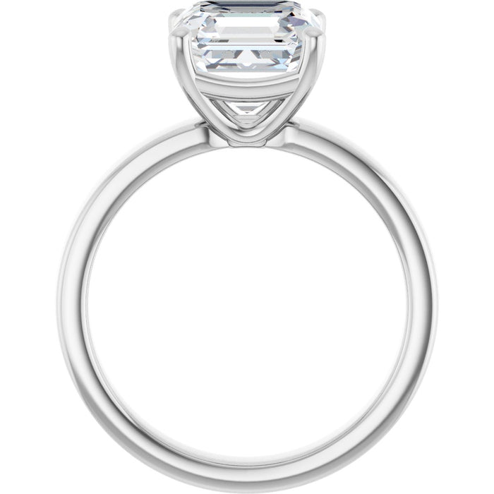 14K White | Asscher