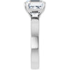14K White | Asscher