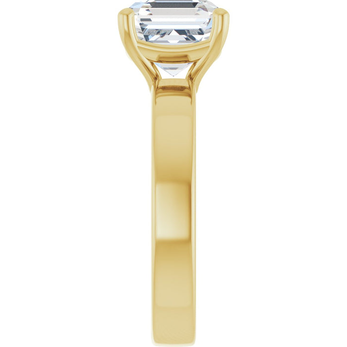 14K Yellow | Asscher