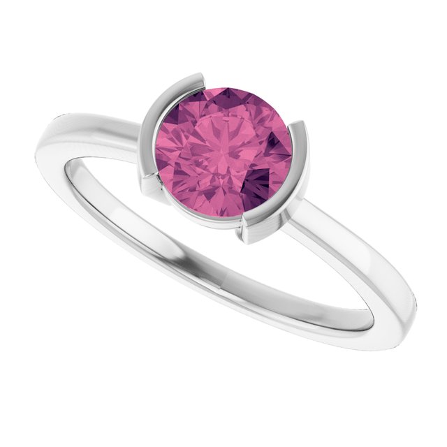 Natural Pink Tourmaline | Round | 6mm