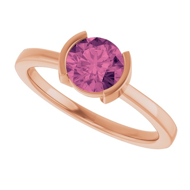 Natural Pink Tourmaline | Round | 6mm