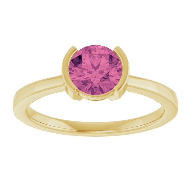 Natural Pink Tourmaline | Round | 6mm