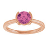 Natural Pink Tourmaline | Round | 6mm