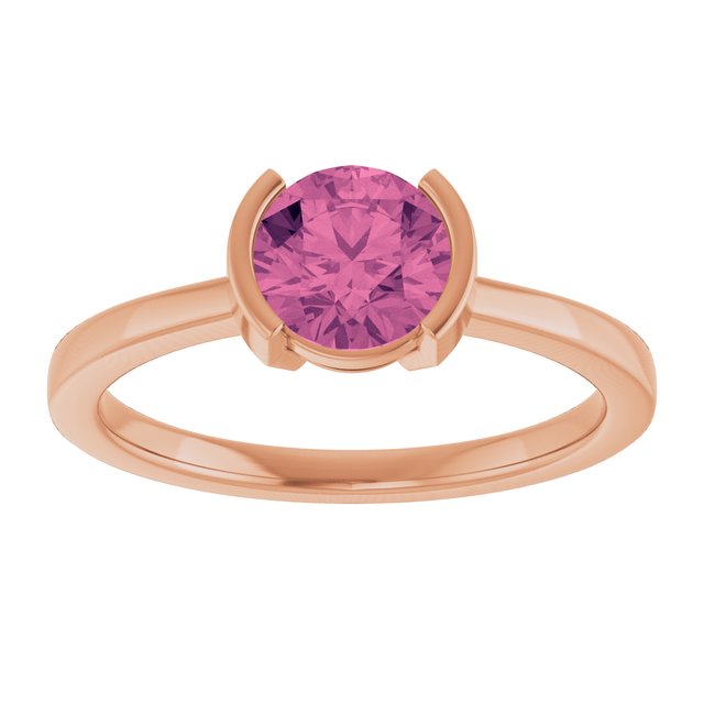 Natural Pink Tourmaline | Round | 6mm