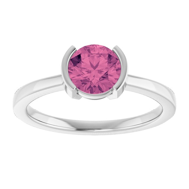 Natural Pink Tourmaline | Round | 6mm