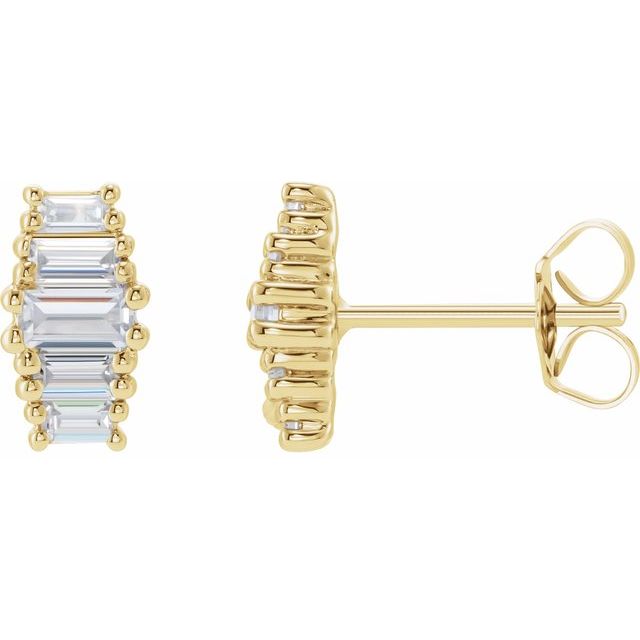 Lab-Grown Diamond | Straight baguette | 4 x 2mm :: 1/2 Ctw