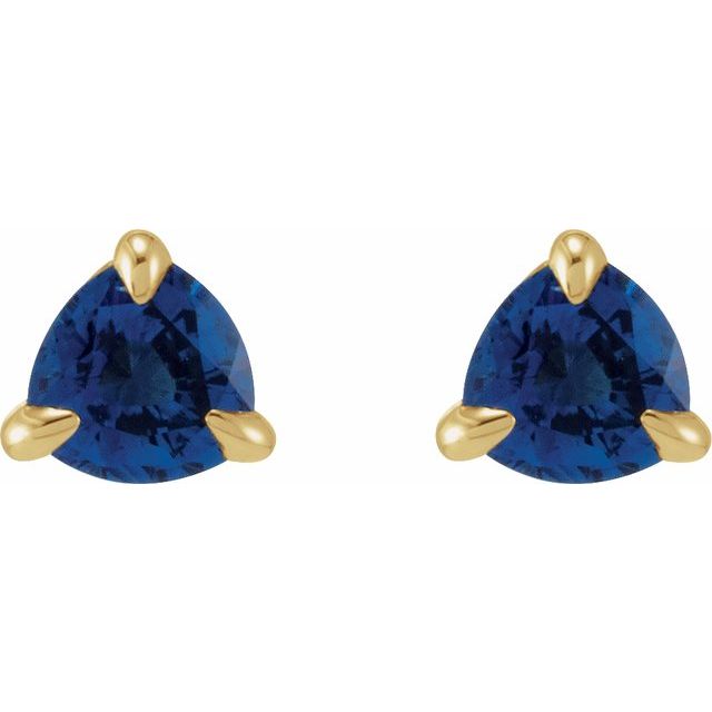 Natural Blue Sapphire | Trillion | 3.5 x 3.5 x 3.5mm