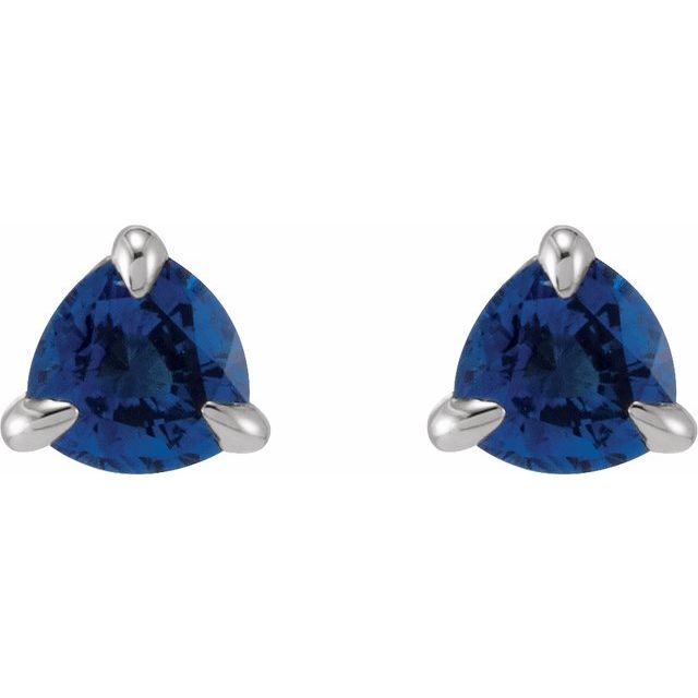Natural Blue Sapphire | Trillion | 3.5 x 3.5 x 3.5mm