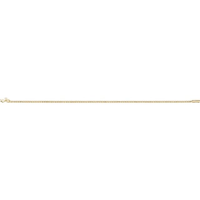 Lightweight Round Diamond Tennis Line Bracelet — 14K Yellow Gold