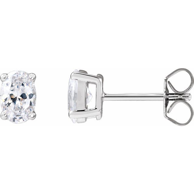 Lab-Grown Diamond | Oval | 6 x 4mm :: 3/4 Ctw