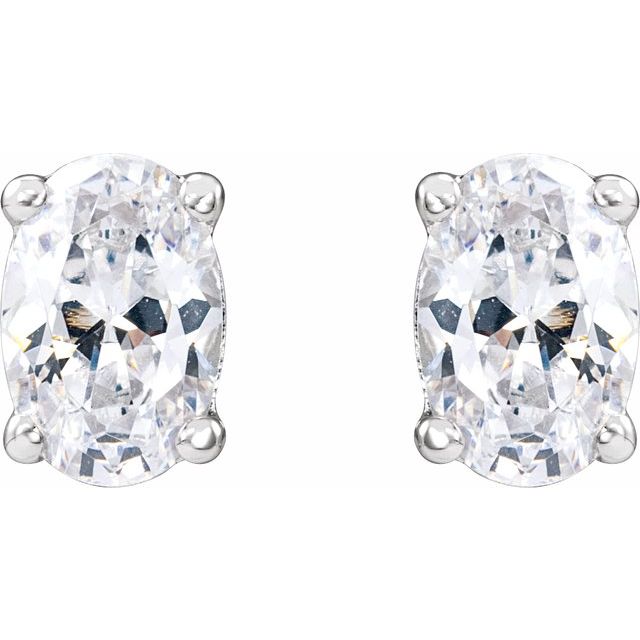 Lab-Grown Diamond | Oval | 6 x 4mm :: 3/4 Ctw