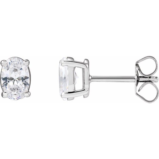 Lab-Grown Diamond | Oval | 6.2 x 4.3mm :: 1 Ctw