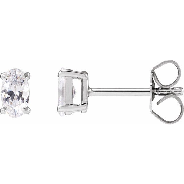 Lab-Grown Diamond | Oval | 5 x 3.5mm :: 1/2 Ctw