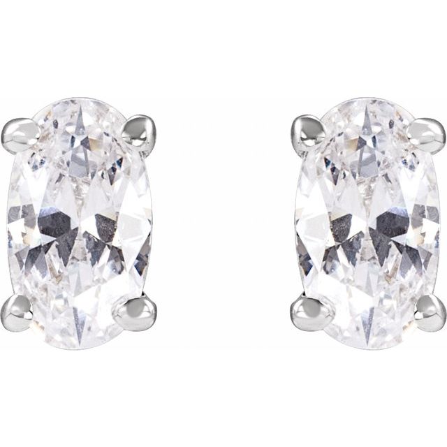 Lab-Grown Diamond | Oval | 5 x 3.5mm :: 1/2 Ctw