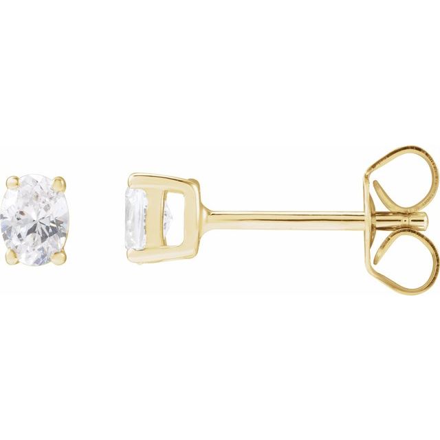 Lab-Grown Diamond | Oval | 4 x 3mm :: 1/3 Ctw