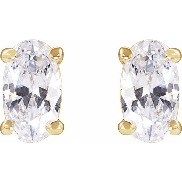 Lab-Grown Diamond | Oval | 5 x 3.5mm :: 1/2 Ctw