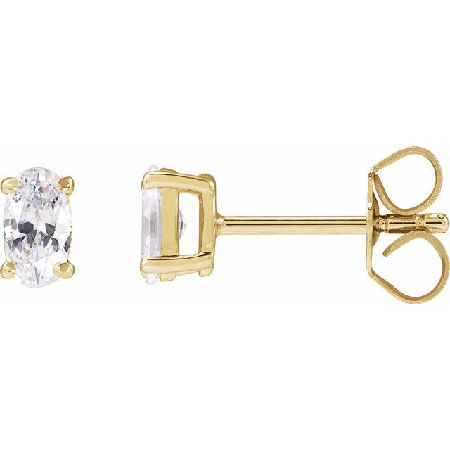 Lab-Grown Diamond | Oval | 5 x 3.5mm :: 1/2 Ctw