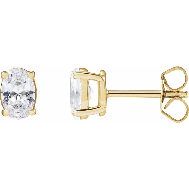 Lab-Grown Diamond | Oval | 6.2 x 4.3mm :: 1 Ctw