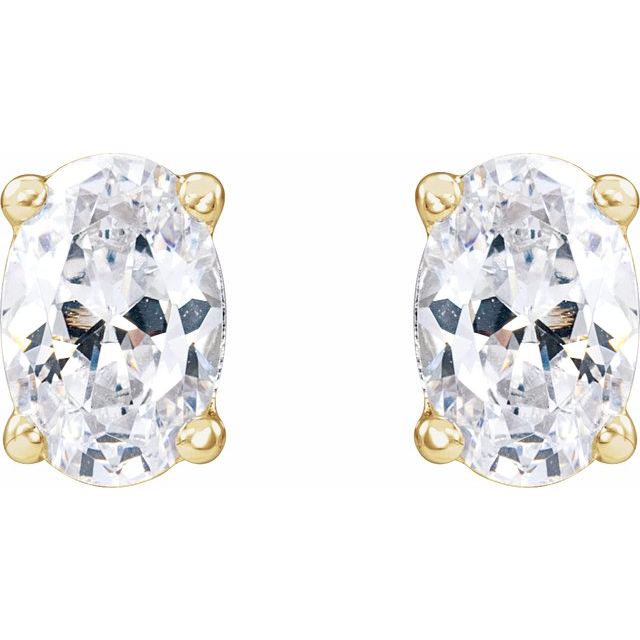 Lab-Grown Diamond | Oval | 6 x 4mm :: 3/4 Ctw