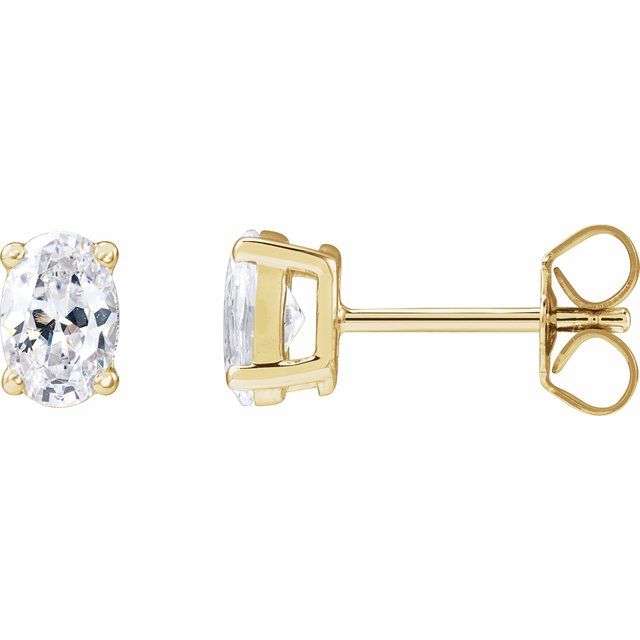 Lab-Grown Diamond | Oval | 6 x 4mm :: 3/4 Ctw