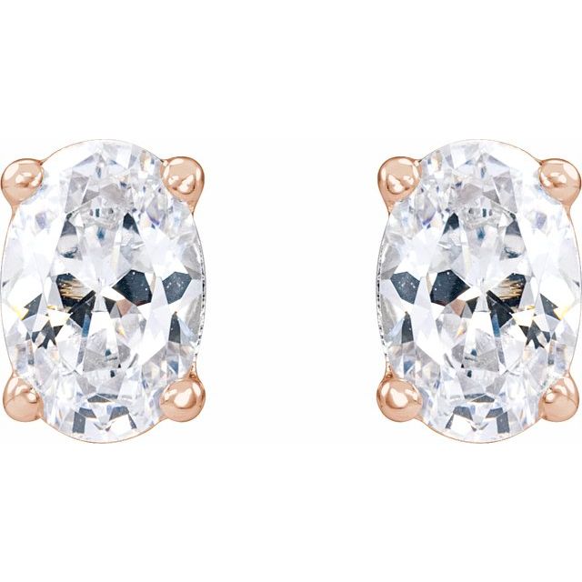 Lab-Grown Diamond | Oval | 6 x 4mm :: 3/4 Ctw