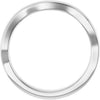 57885 / Ring / 14K White / Polished / Freeform Ring
