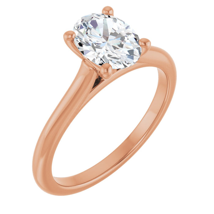 14K Rose | Oval