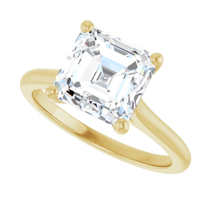 14K Yellow | Asscher