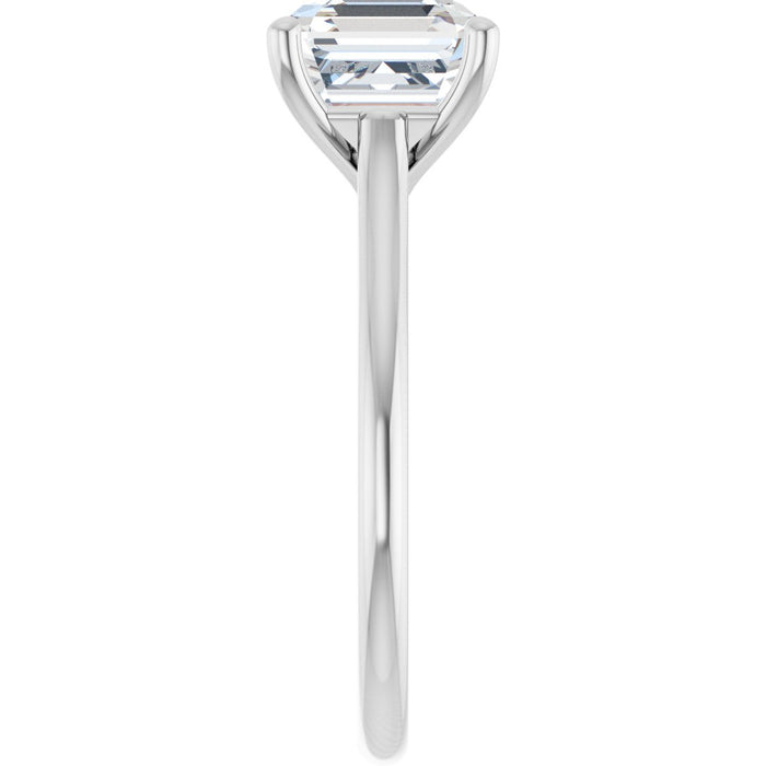 14K White | Asscher