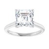 14K White | Asscher