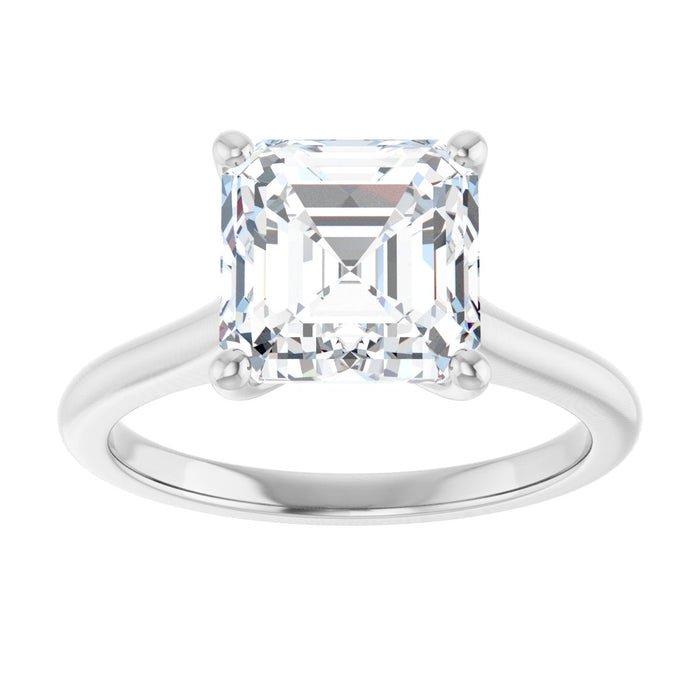 14K White | Asscher