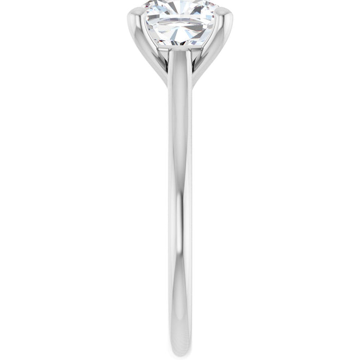 14K White | Cushion