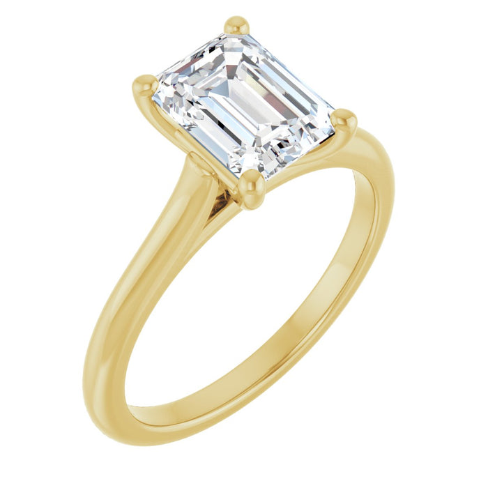 14K Yellow | Emerald