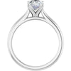 14K White | Oval