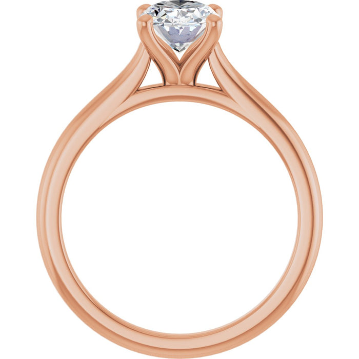 14K Rose | Oval
