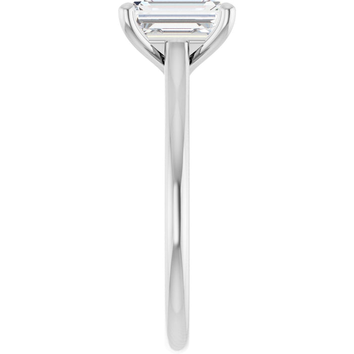 14K White | Emerald
