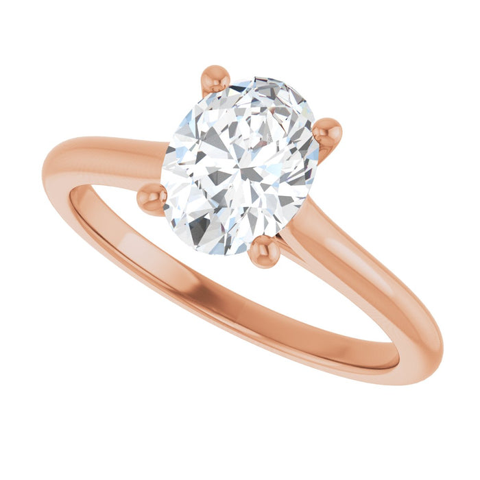 14K Rose | Oval